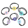 Placa de Ácido Acético Baona Joyería Estilo Coreano Accesorios para el Cabello Anillos para el Cabello Banda de Goma con Diamantes Cuerda para el Cabello de Moda Simple Fábrica Outlet