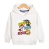 Suéter con capucha para niños y niñas, nueva ropa de otoño 2022 para niños, top de algodón para niños, abrigo de moda para bebés de primavera y otoño