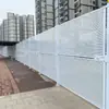 Valla Punzonada Sitio de Construcción Vial Valla Temporal Anticolisión Deflector de Construcción Junto al Mar A Prueba de Viento Aislamiento Barrera Perforada