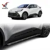 Adequado para Toyota 24 C-Hr Faixas Decorativas Anti-Colisão para Portas Modificadas Chr Tira Decorativa Brilhante para Borda de Porta Patch