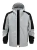 Nueva Chaqueta de Trabajo para Hombre de Primavera y Otoño, Chaqueta Impermeable para Exteriores, Abrigo con Cuello Alto, Chaqueta