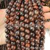 Ventas Directas de Fábrica 1A Piedra Ojo de Tigre Rojo Cuentas Sueltas Productos Semi-Terminados al por Mayor Pulseras con Cuentas de Ojo de Tigre Collares Accesorios para Joyería DIY