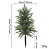 2026 Novo Modelo Planta Verde Artificial Árvore Inserida no Solo Pinhas Artificiais Decoração de Jardim em Casa Decoração de Feriado de Natal Árvore de Natal