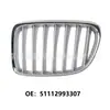 Adequado para Bmw X1 E84 Grade Central Cromada 11-16 X1 Grade Central com Barra Horizontal 51112993307