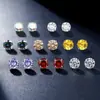 Aleación de Titanio F136 Rosca Externa Cabeza de Garra Zirconia 5A Labret Stud Stud para Hélice Auricular Stud para Nariz Joyería para Piercings Accesorios Personalización