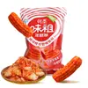 Tiras de Bolo de Arroz Frito da Marca Jiuri Importado da Coreia, Lanches Casuais Prontos para Comer de Conveniência, Fornecimento Atacado 90Gtj
