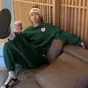 Explosiones de Celebridad de Internet Moda Casual Traje Deportivo Conjunto de Dos Piezas para Mujer Nuevo Otoño Primavera 2024 Suelto Elegante Sudadera Pantalón