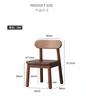Nogal negro norteamericano banco pequeño mortaja y espiga silla infantil taburete bajo para cambiar zapatos de tronco madera maciza hogar respaldo taburete cuadrado