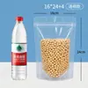 Bolsas Transparentes Auto-Soportantes Hechas de Nuevos Materiales, Seguras para Contacto con Alimentos, Bolsas con Cierre Fácil de Romper, Bolsas Ecológicas a Prueba de Humedad, Bolsas con Sellado de Ocho Lados para Granos, Personalizables