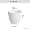 Simulação vaso de plástico flor espuma flocado verde pequeno plantio arranjo de flores vaso decorativo flor falsa vaso fosco suculento mesa atacado