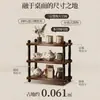 Estante para tazas de madera maciza cuidadosamente seleccionado, estante de almacenamiento de tazas estilo vintage americano, gabinete aparador, portavasos para café y vaso de agua de escritorio