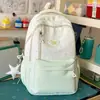 Mochila de Bloques de Color con Estrellas de Lunares, Fresca y Linda para Niñas, Adecuada para la Escuela y Viajes, Mochila para Estudiantes de Secundaria, Preparatoria y Universidad
