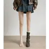 Botas vaqueras de tacón grueso apilado con remaches, diseño retro plegable, de media pantorrilla para mujer, estilo nuevo Otoño/Invierno 2026, hebilla de cinturón