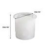 Ropa Resina Epoxi Tamaño Flor Redonda Patrón Taza de Vela Aromaterapia Yeso Contenedor de Almacenamiento Molde de Silicona