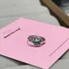 Hebilla de Oreja de Estrella para Mujer Simple Linda Exquisita Versátil Color Caramelo Dopamina Pendientes Pequeños de Oreja Nuevos