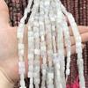 Nueva piedra natural de corte cuadrado de 10*5 mm, suelta, hecha a mano, pulsera, collar, accesorios de joyería semiacabados