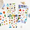 Adesivos Criativos Yuezhen Adesivos para Diário de Viagem de Bolso Adesivos PET Adesivos para Diário Materiais para Diário Adesivos Transfronteiriços
