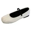Zapatos retro estilo francés Mary Jane para mujer, nuevo modelo 2026, zapatos planos bajos con una sola tira, suela suave, zapatos de abuela versátiles