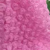 Placa Pequeña de Rosa Estéreo 3D Flor Bordado Encaje Tela Tela Vestido de Boda Hecho a Mano Accesorios para Vestido