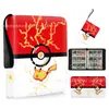 Livro de Cartas de Jogo Pokemon Gaoaole Livro de Armazenamento de Cartas de Anime Zíper 9 Compartimentos Livro de Coleção de Grande Capacidade