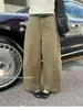 T-PLATFORM Guangzhou Treze Hongs Design Simples Retrô Patchwork Calça Casual Feminina Calça Cargo Cropped 16565