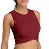 Verão de 2021 europeu e americano ebay pino cor sólida esportivo yoga casual colete camisa