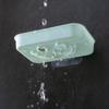Jabonera sonriente sin perforaciones para baño, caja de jabón escurridora para baño, jabonera para baño, estante de almacenamiento montado en la pared
