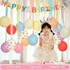 Globos de Colores, Decoraciones de Escena de Feliz Cumpleaños, Correas para Hombro de Princesa para Niños, Ambiente de Ceremonia, Accesorios para Fotos