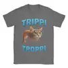 Meme Italiano Brainrot Ropa Trippi Troppi Camiseta Unisex Algodón