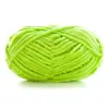 Bola de Nieve Chico Lindo Hecho a Mano DIY Tejido Chenilla Lana Gruesa Bufanda Tejida para Bebé Muñeca con Gancho Bolsa Hilo de Hielo