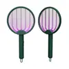 Fabricante Raquete Elétrica Mata-Mosquitos Raquete USB Mata-Mosquitos Lâmpada Mata-Mosquitos Recarregável Duas em Uma Raquete Dobrável para Moscas Elétrica Doméstica LED