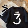 Camiseta de Algodón para Niños de Verano 2026, Nueva Camiseta Infantil con Estampado, Ropa Exterior de Moda para Bebés, Camiseta Base Elegante