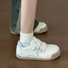 Tênis de Treino Bailande Feminino 2026 Outono Novo Bico Redondo Fofo Bolinhas Velcro Leve Versátil