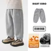 Pantalones Deportivos Casuales con Forro de Felpa para Niños Invierno 2026 Nuevo Estilo Pantalones de Chándal Ropa de Invierno para Niños Pequeños