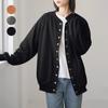Calidad en stock Toma real Transfronterizo Japón y Corea del Sur Otoño 2023 Holgado Estilo Traje de Béisbol Engrosado Edición Grande Sudadera Chaqueta