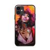 Adecuado para Iphone15Pro Carcasa de Teléfono Móvil para Chicas Melanin Poppin Transfronteriza Carcasa para Chica Negra