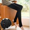 Fuente Pantimedias al por mayor Otoño e Invierno Forrado de vellón Engrosamiento Leggings de nueve puntos Leggings Artefacto para piernas desnudas de mujer Color piel Carne Entrega