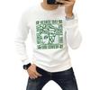 Fábrica de origen una generación de impresión de letras para el cabello chaqueta pullover de ajuste slim para hombre primavera y otoño chalecos para usar por dentro y por fuera