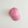 Sombrero de Verano para Niños Qiunan Estilo Nuevo Transpirable con Parte Superior Abierta Protección Solar Macaron Visera Gorra de Béisbol para Bebé