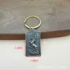 Llavero de Caballo de Latón para el Éxito Colgante de Caballo de Bronce del Zodiaco Colgante de Llavero de Coche Llavero de Coche