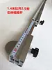 Regla de Soporte para Carpintería Aleación de Aluminio Mesa de Sierra Bisagra abatible engrosada Sierra de mesa Varilla de empuje Regla de empuje Accesorios Localizador Maquinaria