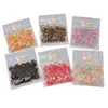 Coloridas y desechables ligas pequeñas para el cabello para mujeres que no dañan el cabello, gomas elásticas para niños, alta elasticidad y cuerdas para el cabello duraderas