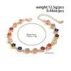 Collar de Flores Coloridas Europeo y Americano Hip-Hop para Hombre Cadena para Clavícula de Lujo Ligero Pulsera Simple de Nicho para Hombre Joyería Transfronteriza para Hombre