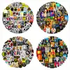 460 Piezas de Pegatinas para Mini Diario de la Banda Nirvana Rock. Pegatinas Decorativas Creativas para Diario DIY Transfronterizas