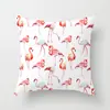 Fábrica multi-especificação imitação super macio criativo desenho animado flamingo fronha quarto estudo almofada de apoio para cintura capa
