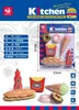 Brinquedos de Faz de Conta de Mini Hambúrguer Transfronteiriços para Crianças, Incluindo Pizza, Cachorros-Quentes, Batatas Fritas e Refrigerante, Brinquedos Populares de Simulação Realista