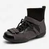 Botas de Tobillo de Moda Modernas Transpirables con Retazos de Estilo Páramo Otoño/Invierno 2026 Retro Versátiles Nuevas