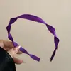 Exclusivo Aro de Cabelo Fino de Tecido Espiral Design Feminino Novo Simples Faixa de Cabeça Sensação de Alto Padrão Acessórios de Cabelo para Uso Diário