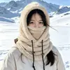 Máscara Facial Quente de Inverno Lã Ártica À Prova de Frio Chapéu de Ciclismo Proteção Facial Feminina Masculina Pesca ao Ar Livre Esportes Esqui Balaclava Espessada