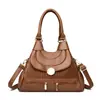 Bolso Nuevo de Piel Suave con Textura Granulada, Bolso Cuadrado Pequeño para Mujer, Nuevo Diseño Casual de Moda Primavera, Bolso de Hombro Texturizado